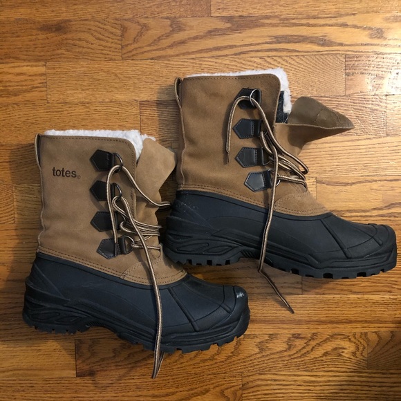 totes prince men's waterproof winter boots